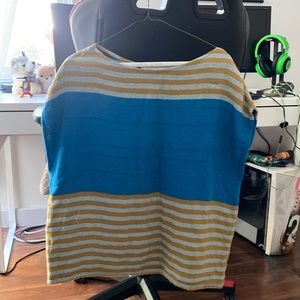Ace & Jig cute summer boatneck top - size L